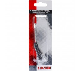 Simson 020238  V-brake Flexibel Remkabelbuis Incl.rubber Huls