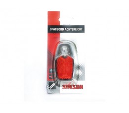 Simson Spatbord Achterlicht  1 Led, Spatbordmontage Incl Batterij