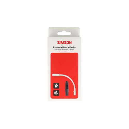 Simson Remkabelbuis V-brake Inclusief Rubber Simson Remkabelbuis V-brake Inclusief Rubber