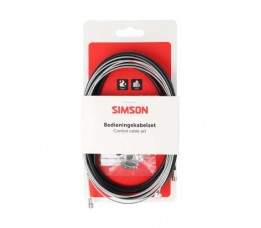 Simson Remkabelset Compleet Universeel Zwart Simson Remkabelset Compleet Universeel Zwart