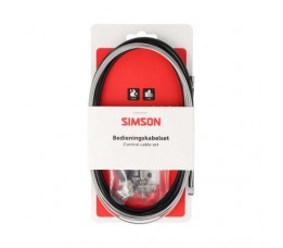 Shimano Simson Remkabelset Compleet Rollerbrake Rvs Zwart Shimano Simson Remkabelset Compleet Rollerbrake Rvs Zwart