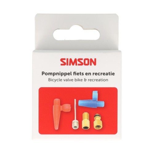 Simson Pompnippel Assortiment Fiets En Recreatie 5-delig Simson Pompnippel Assortiment Fiets En Recreatie 5-delig