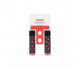 Simson Handvatset Kinder Roze/zwart Simson Handvatset Kinder Roze/zwart