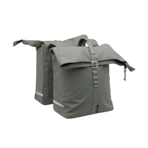 New Looxs New Looxs Fietstas Dubbel Cantos Groen 36l New Looxs New Looxs Fietstas Dubbel Cantos Groen 36l