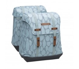 New Looxs Tas  Alba Dubbel Folla Green Grey