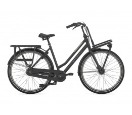 Gazelle Heavydutynl Dames Black Mat 54cm 2021