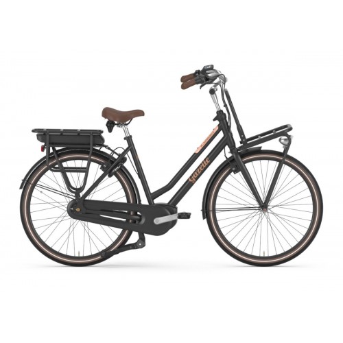 Gazelle Miss Grace C7 Dames Black Mat 49cm 2024 Gazelle Miss Grace C7 Dames Black Mat 49cm 2024