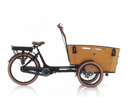 Vogue E-bike Bakfiets Carry 7 Nexus  Matt-black/br, Matt-black/brown